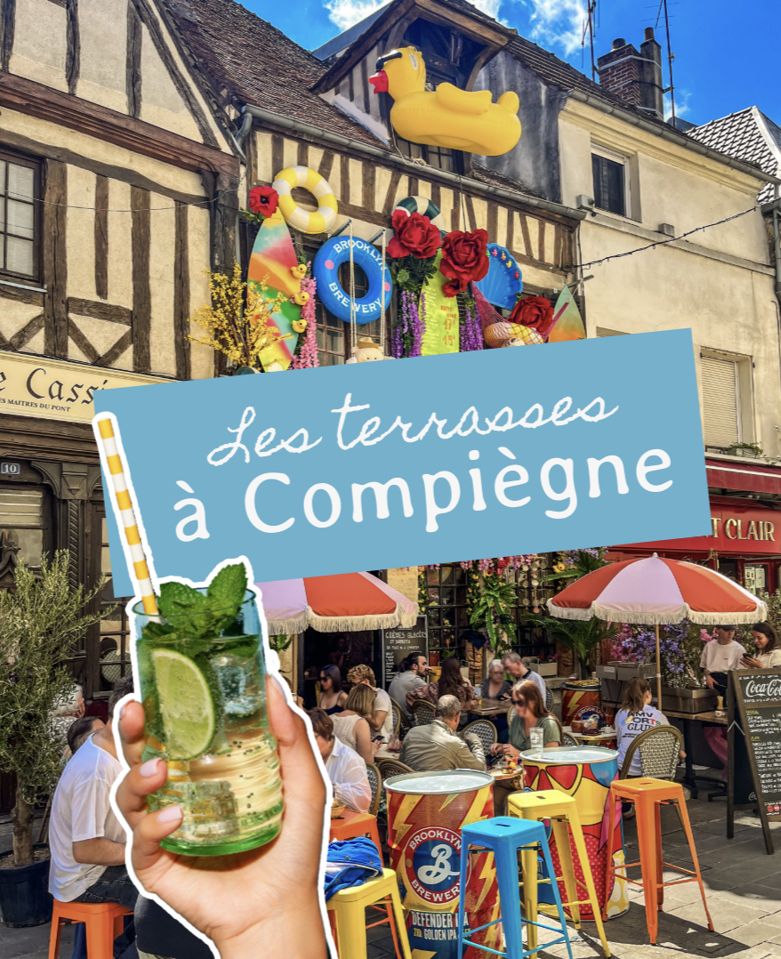 Suivre le soleil en terrasse à&nbsp;Compiègne